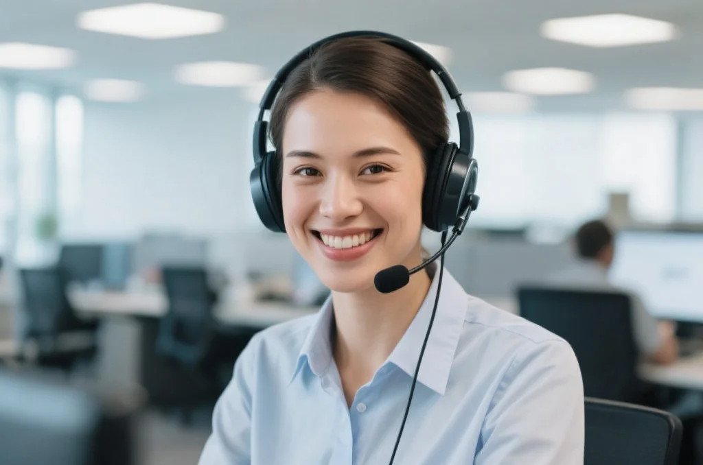 友善的客服代表正在提供帮助